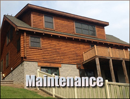  Haymarket, Virginia Log Home Maintenance